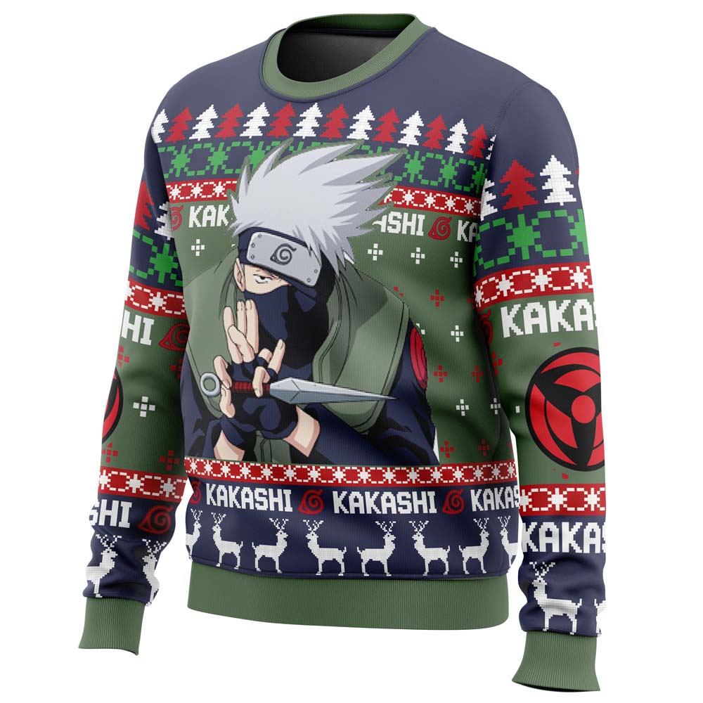 Christmas Kakashi Hatake Naruto Christmas Sweater - 3XL