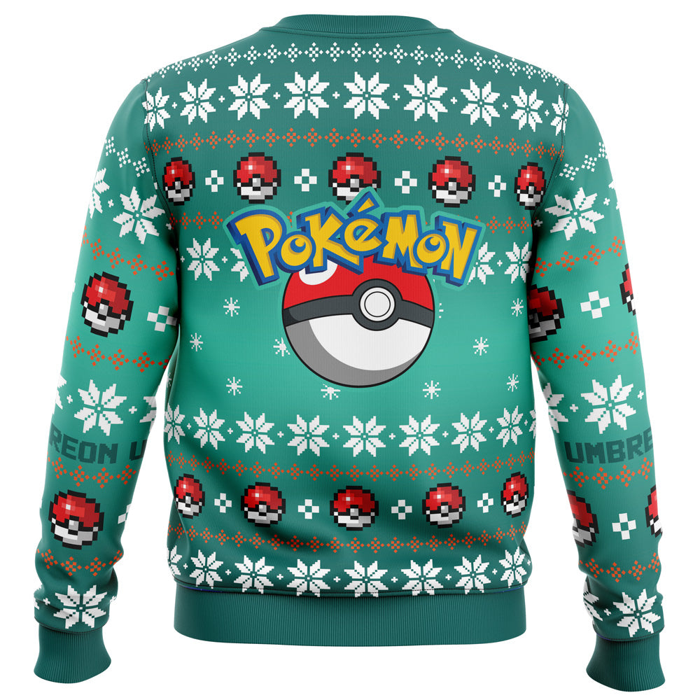 Christmas Umbreon Pokemon Ugly Christmas Sweater - 5XL
