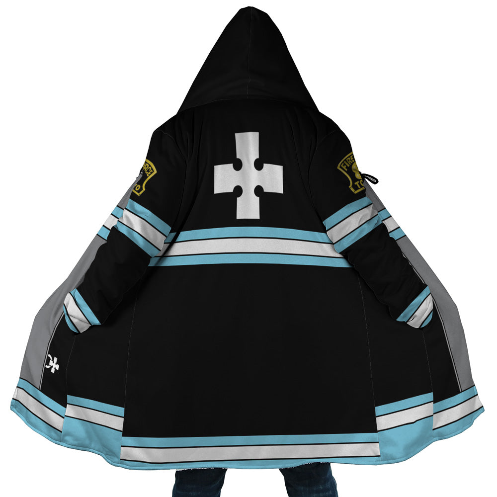 Company 8 Fire Force Hooded Cloak Coat - Most Helpful