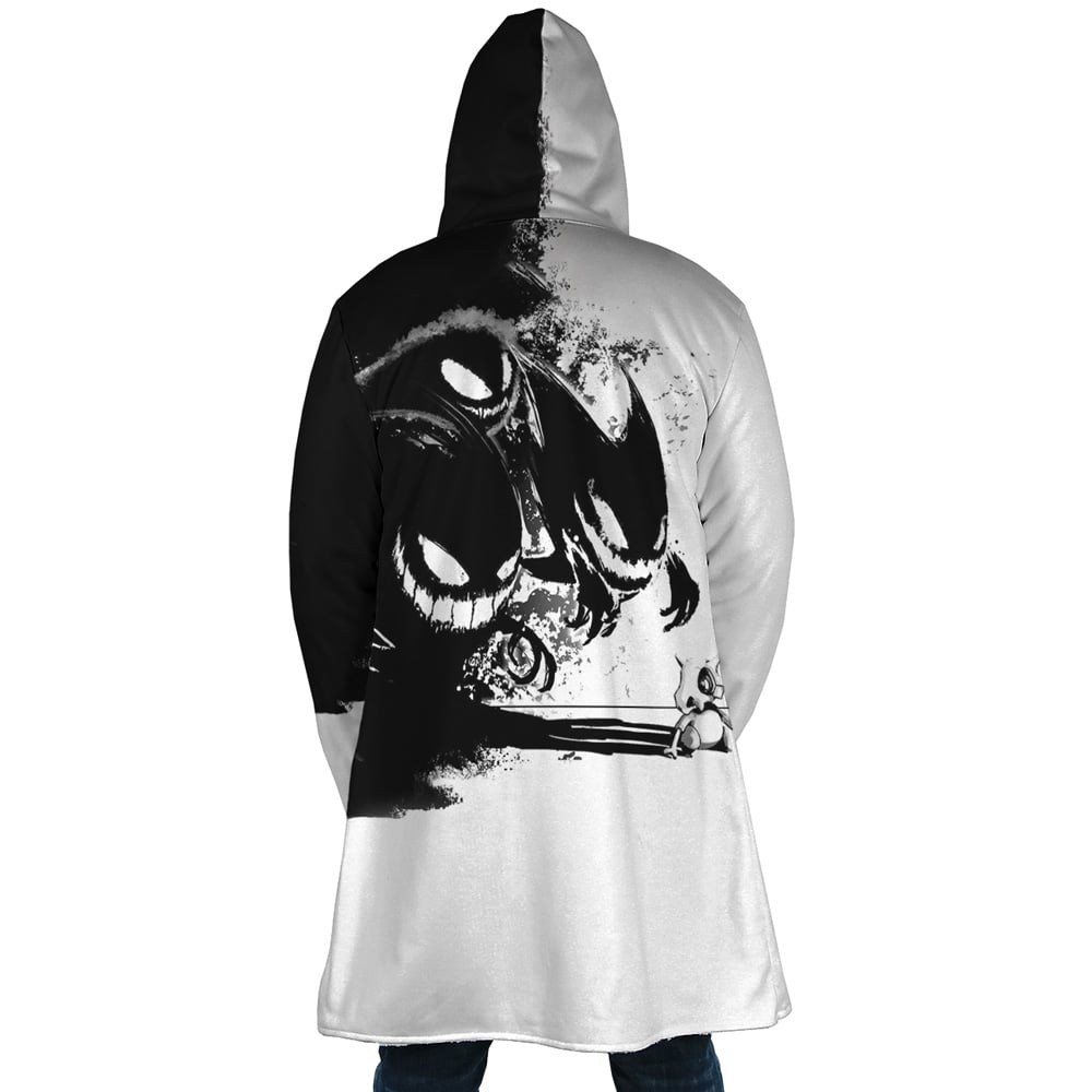 Cubone and the Ghosts Pokemon Hooded Cloak Coat - 2XL