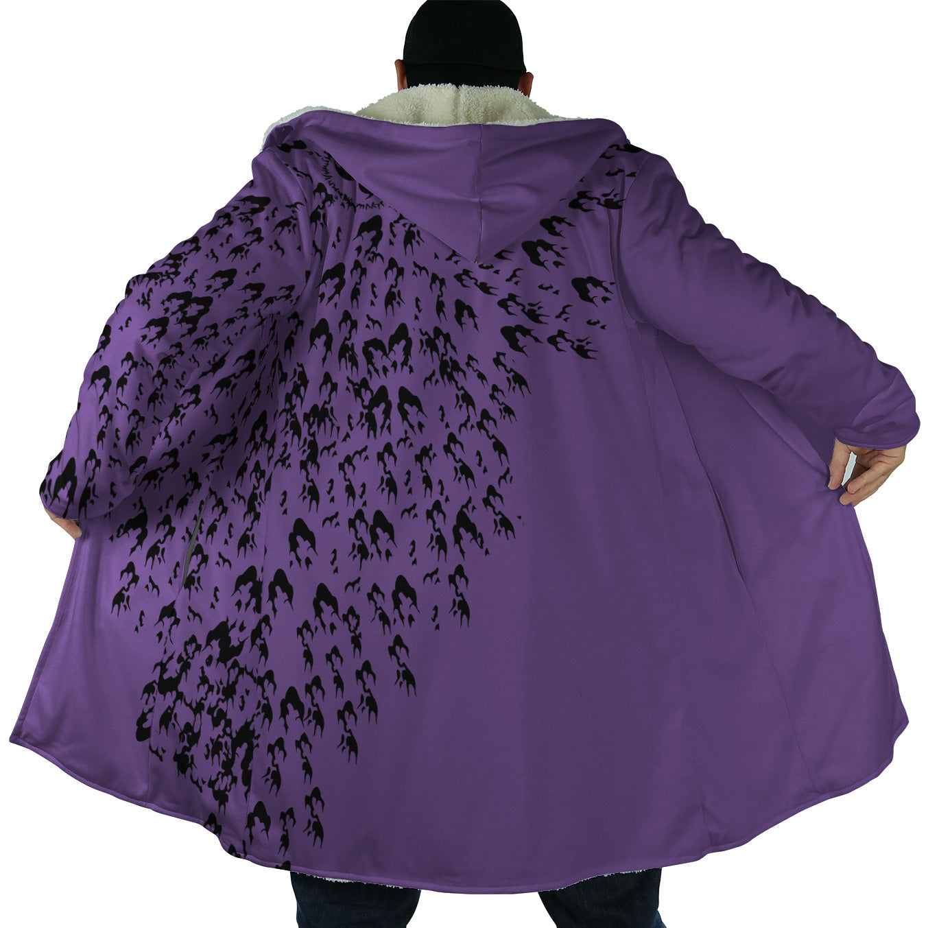 Curse Mark Naruto Hooded Cloak Coats - L