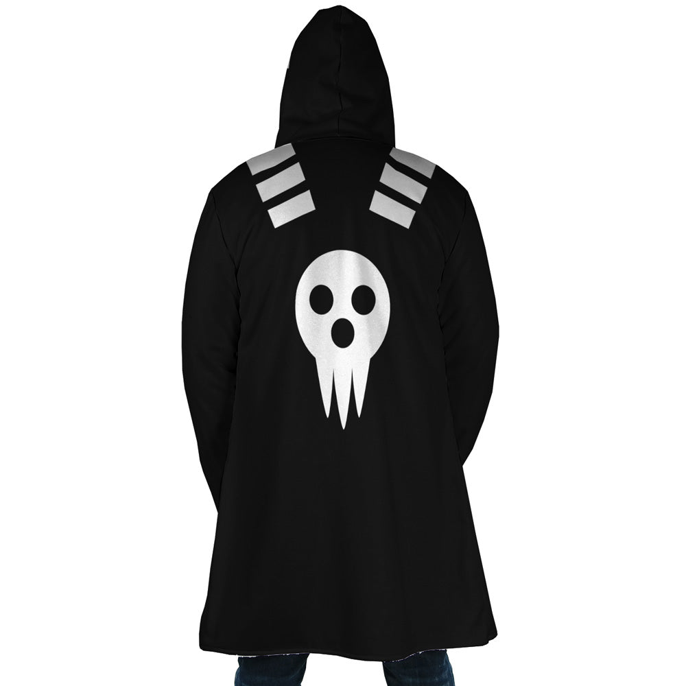 Death the Kid Soul Eater Hooded Cloak Coat - M