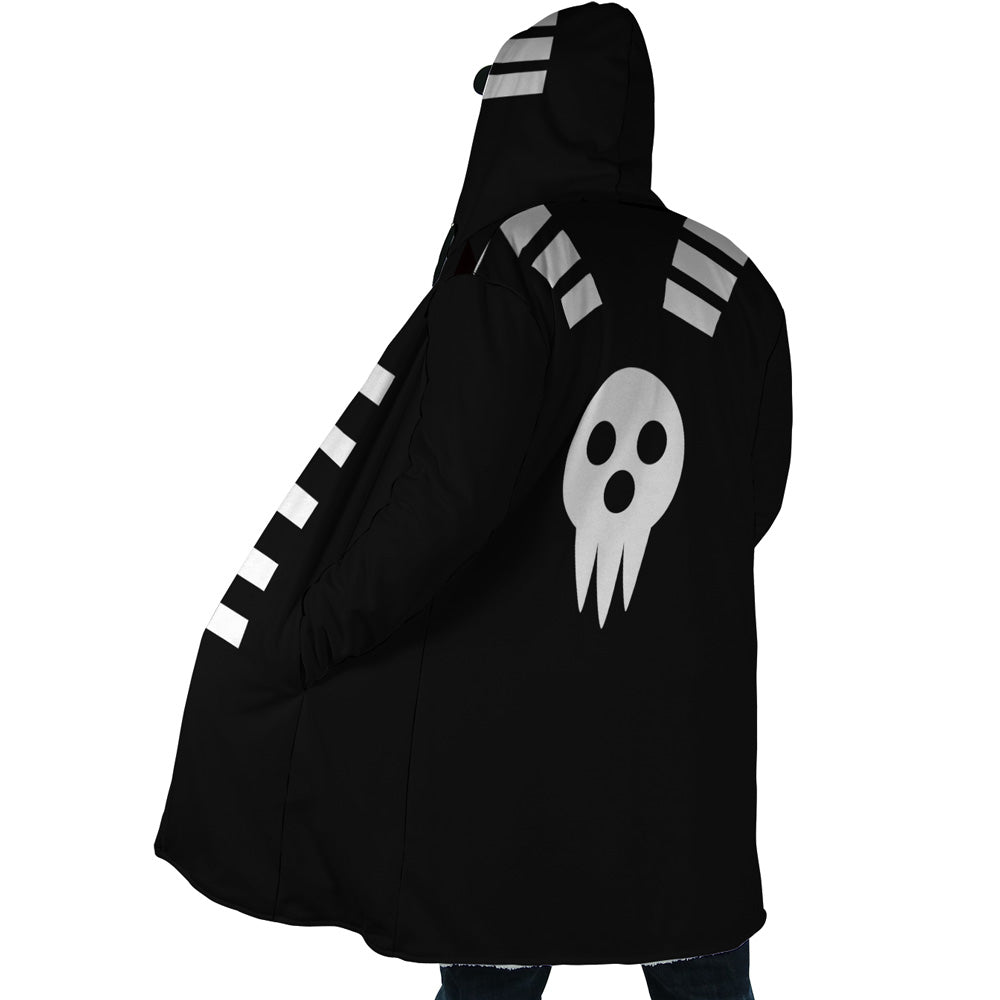 Death the Kid Soul Eater Hooded Cloak Coat - XL