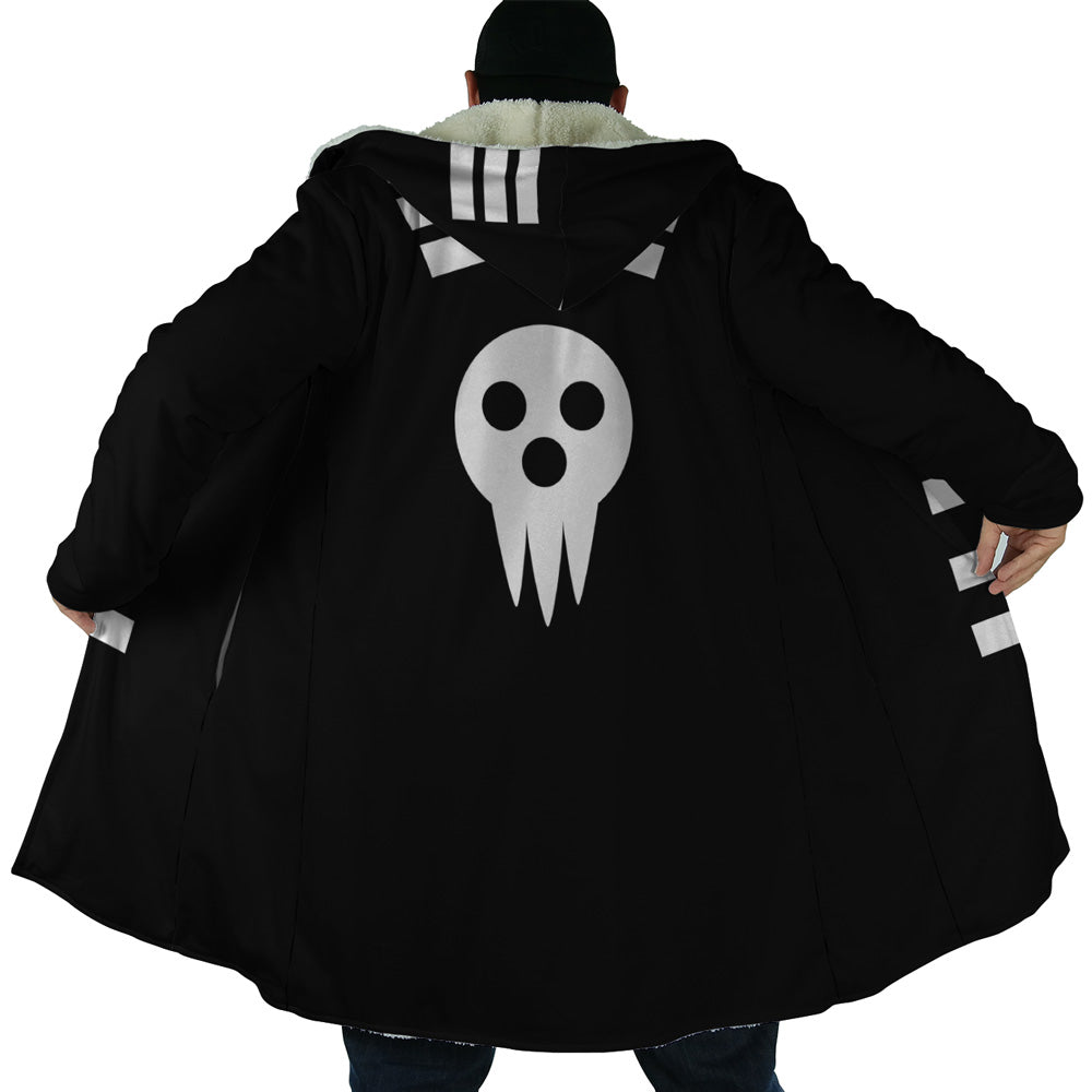 Death the Kid Soul Eater Hooded Cloak Coat - 2XL