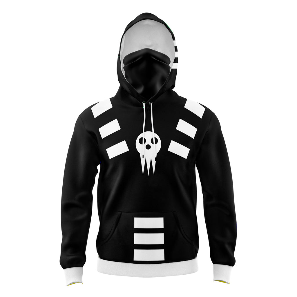 Hoodie Death the Kid Soul Eater Masked - 6XL