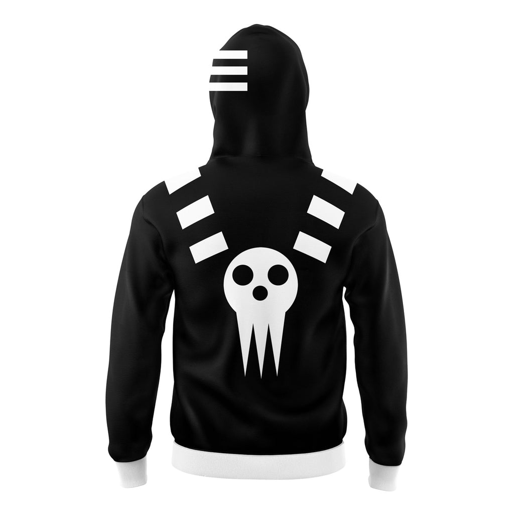 Hoodie Death the Kid Soul Eater Masked - M