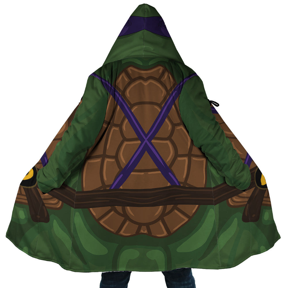 Donatello Teenage Mutant Ninja Turtles Hooded Cloak Coat - 5XL
