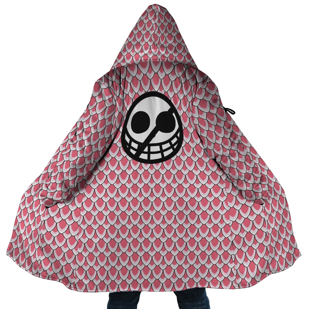 Donquixote Pirates Doflamingo One Piece Hooded Cloak Coats - 5XL