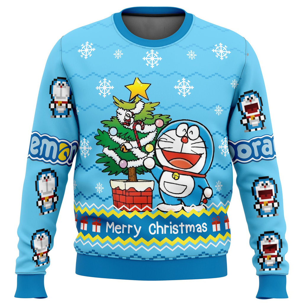 Doraemon Ugly Christmas Sweater - 4XL