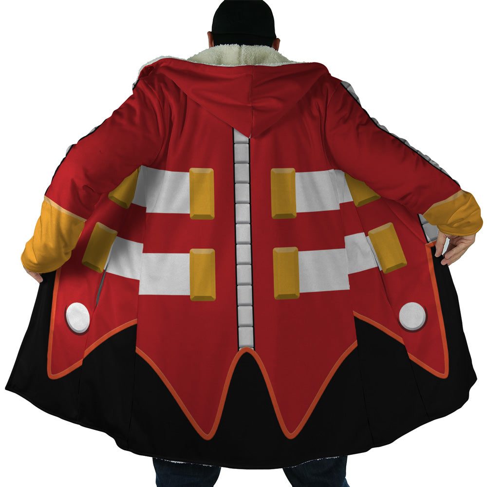 Dr. Eggman Sonic the Hedgehog Hooded Cloak Coat - 2XL