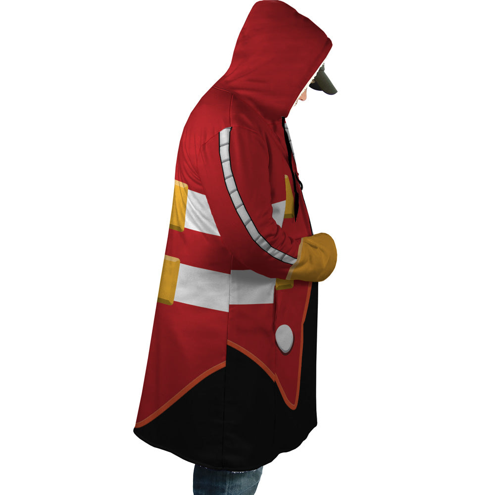 Dr. Eggman Sonic the Hedgehog Hooded Cloak Coat - M
