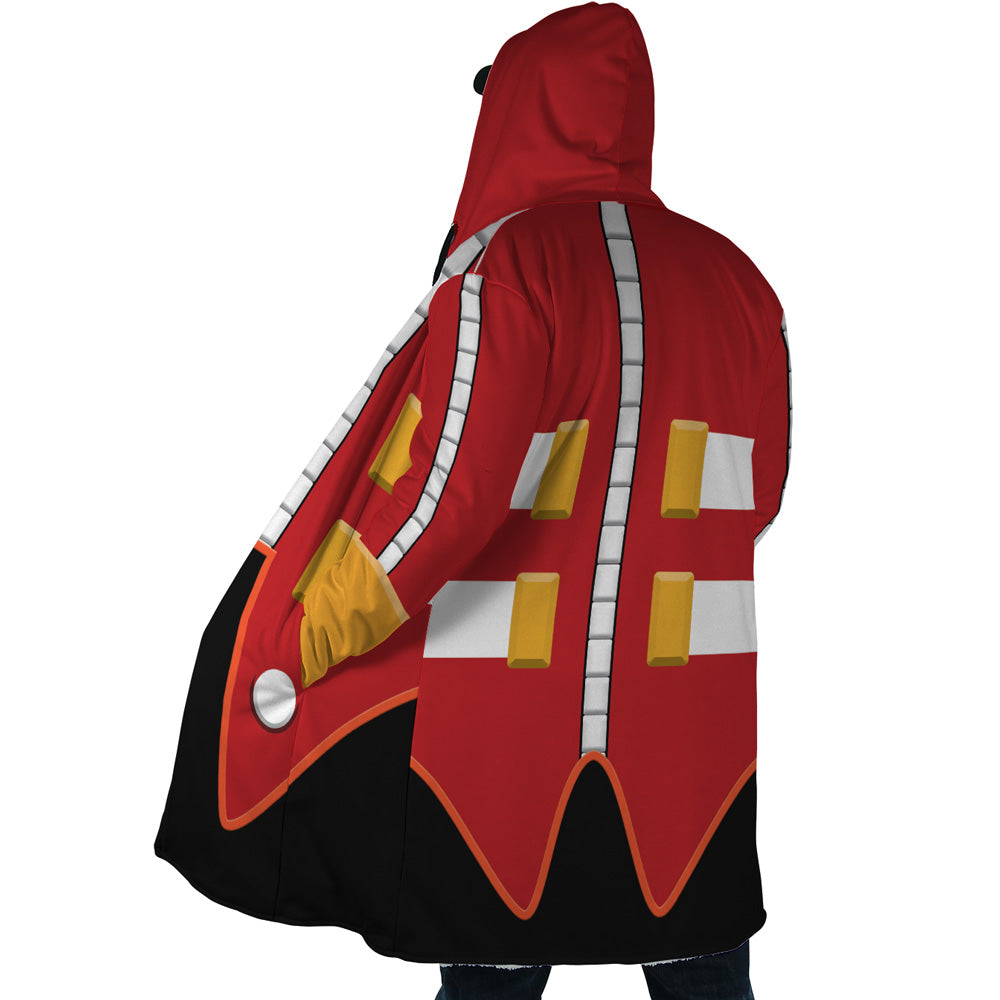 Dr. Eggman Sonic the Hedgehog Hooded Cloak Coat - L