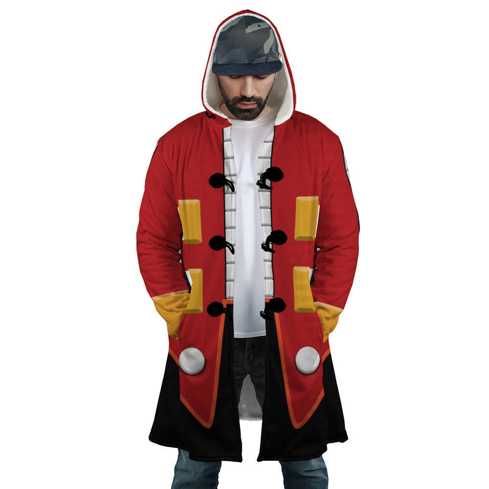 Dr. Eggman Sonic the Hedgehog Hooded Cloak Coat - S