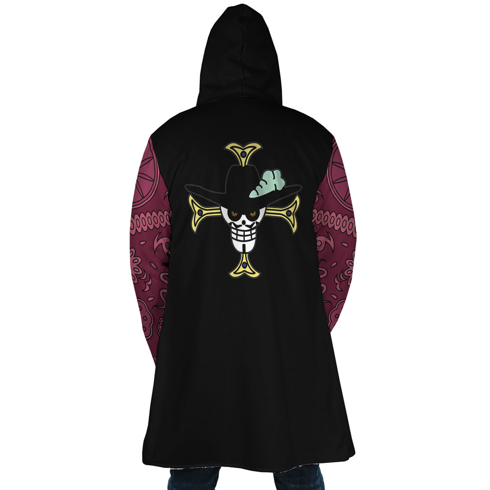 Dracule Mihawk One Piece Hooded Cloak Coat - XL