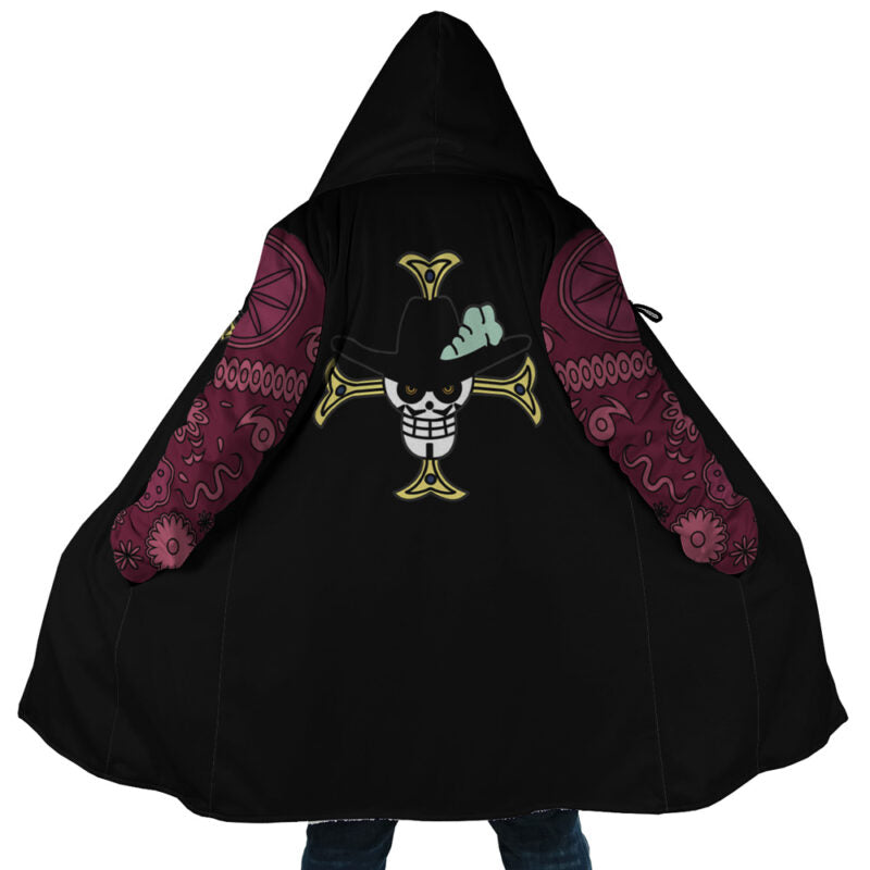 Dracule Mihawk One Piece Hooded Cloak Coat - 3XL