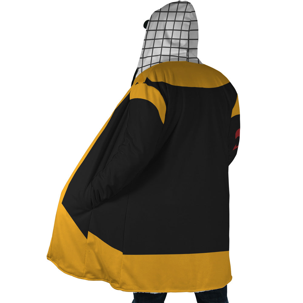 Dragneel Natsu Fairy Tail Hooded Cloak Coat - XL