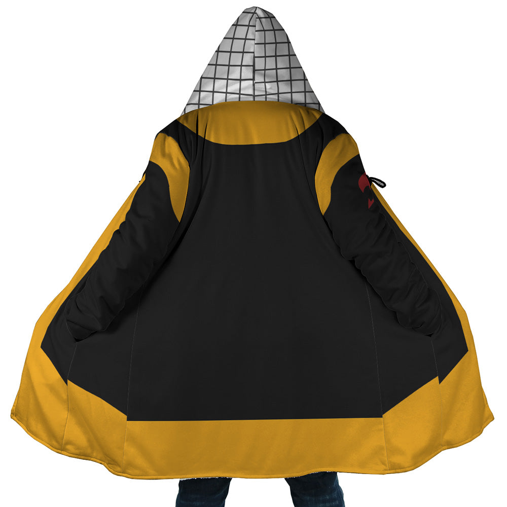 Dragneel Natsu Fairy Tail Hooded Cloak Coat - 5XL