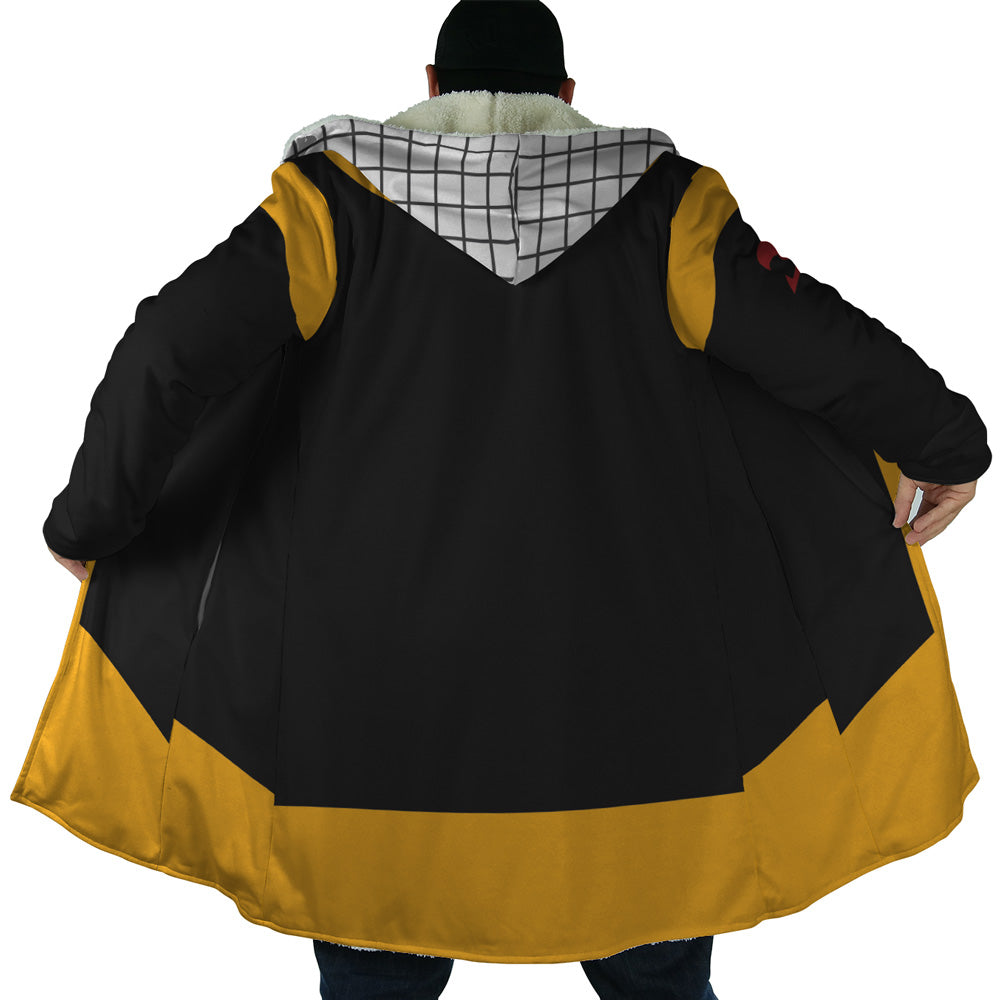 Dragneel Natsu Fairy Tail Hooded Cloak Coat - 2XL