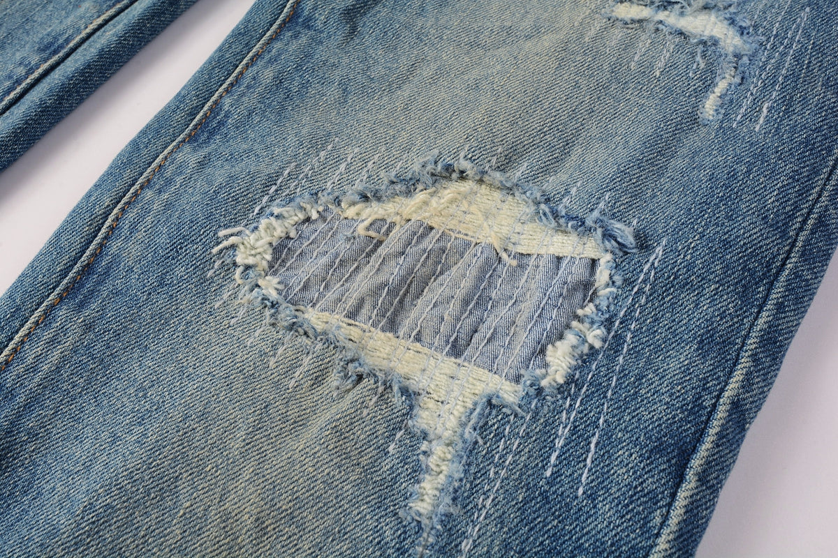 Blue Jeans 9073 with Medium Stretch for a Comfortable and Flexible Fit