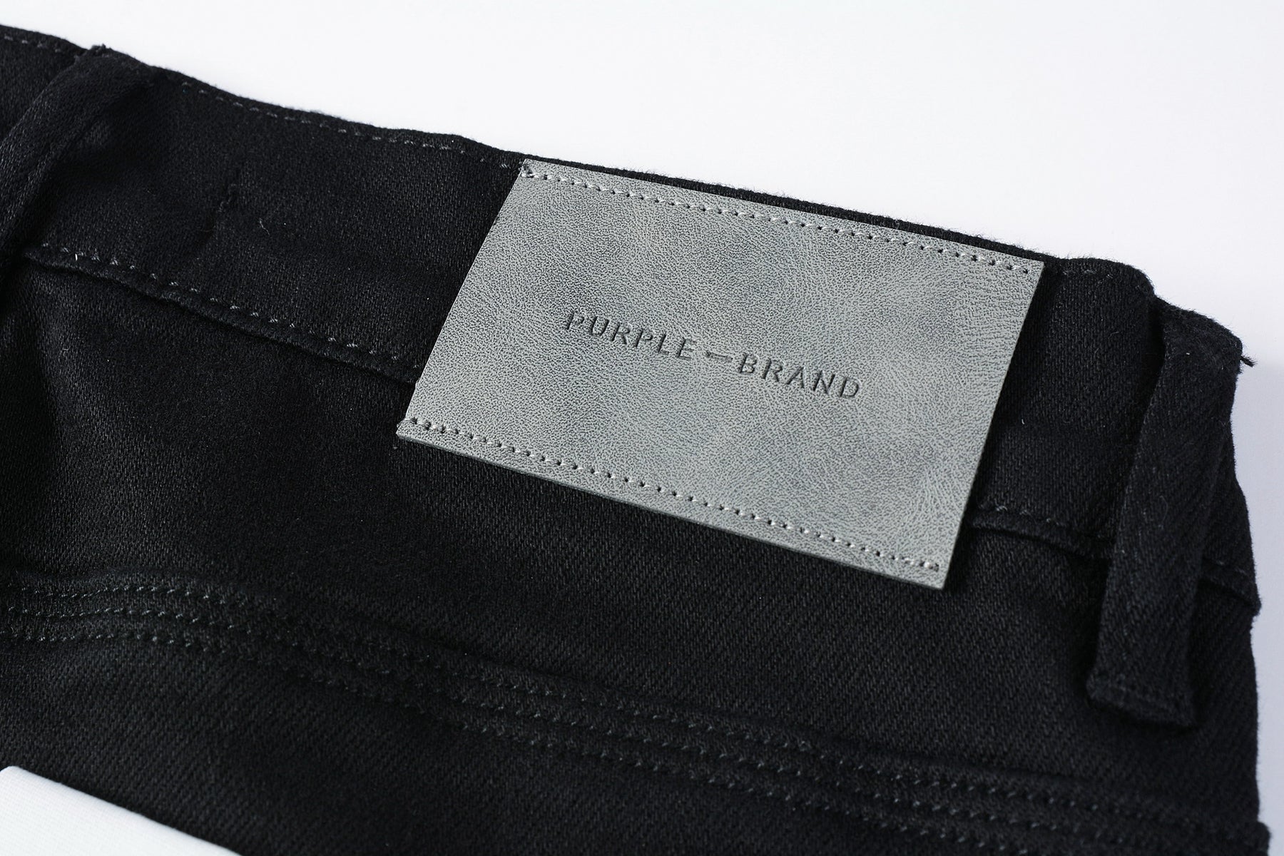Men Streetwear Skinny Jeans Black Wash with Distressed Rip Details 9022