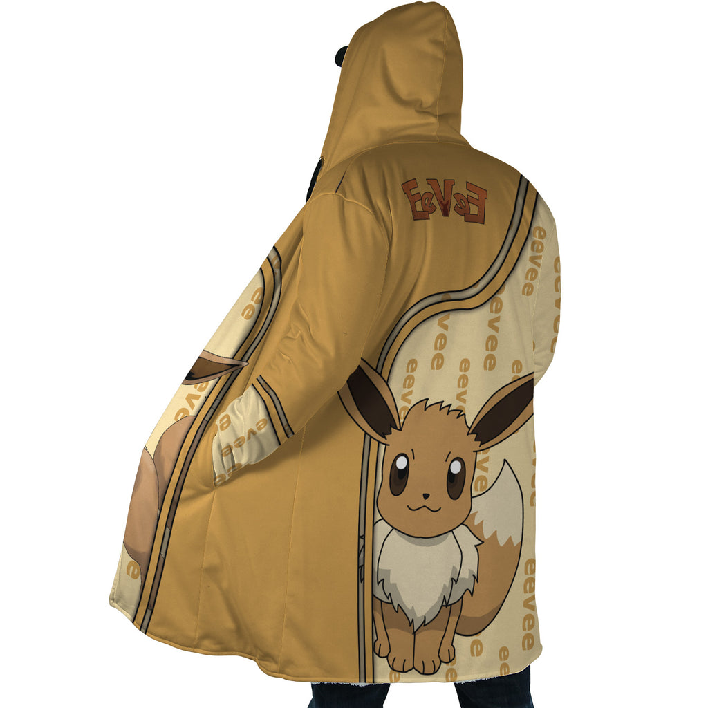 Pokemon Eevee Hooded Cloak Coat - 2XL