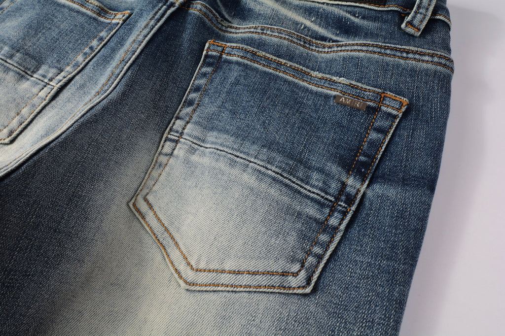 Purple Mens Jeans Designer Jeans High-End Quality Slim Casual Straight Design Skinny Straight Jeans