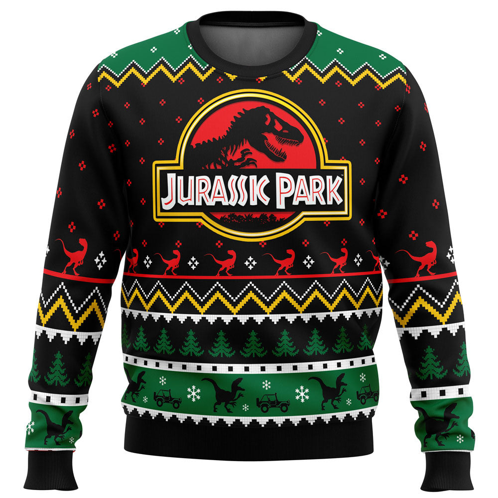 Ethics of Cloning Jurassic Park Ugly Christmas Sweater - 6XL