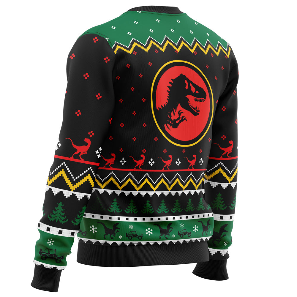 Ethics of Cloning Jurassic Park Ugly Christmas Sweater - 4XL