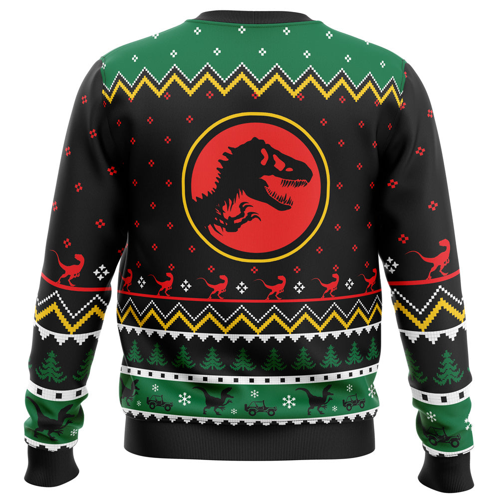 Ethics of Cloning Jurassic Park Ugly Christmas Sweater - 5XL