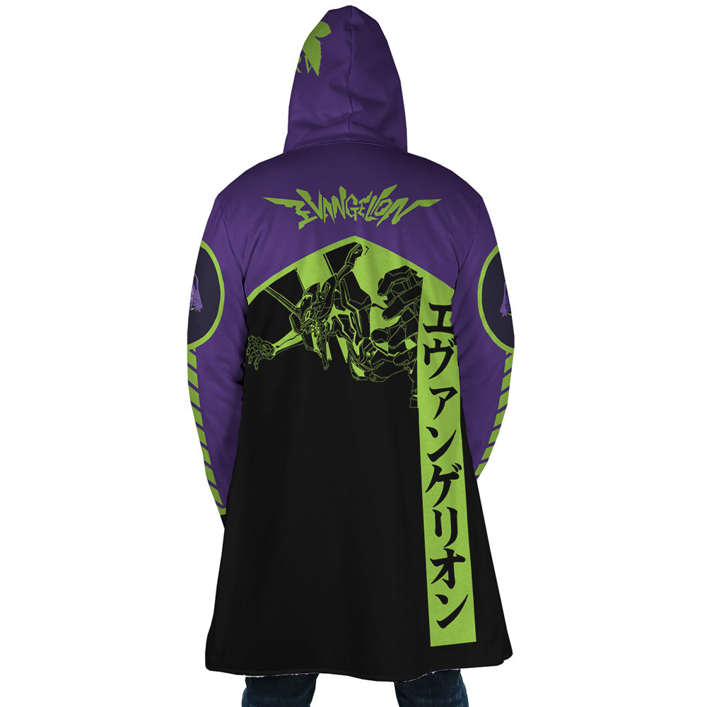 Eva 1 Neon Genesis Evangelion Hooded Cloak Coat - XL