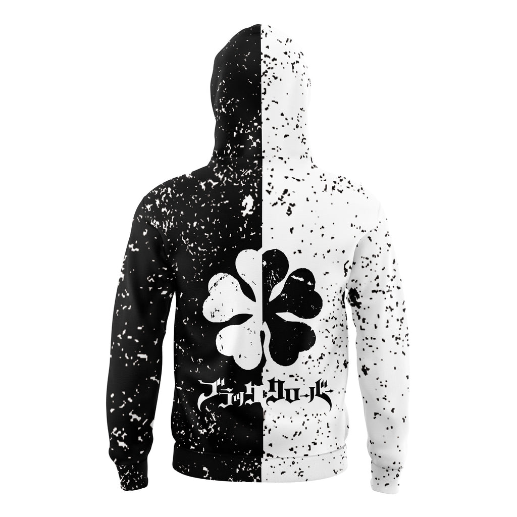 Hoodie Five Leaf Black Clover Masked - M