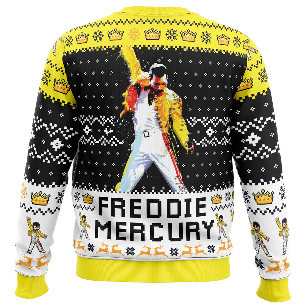 Sweater Freddie Mercury Queen Ugly Christmas - 5XL