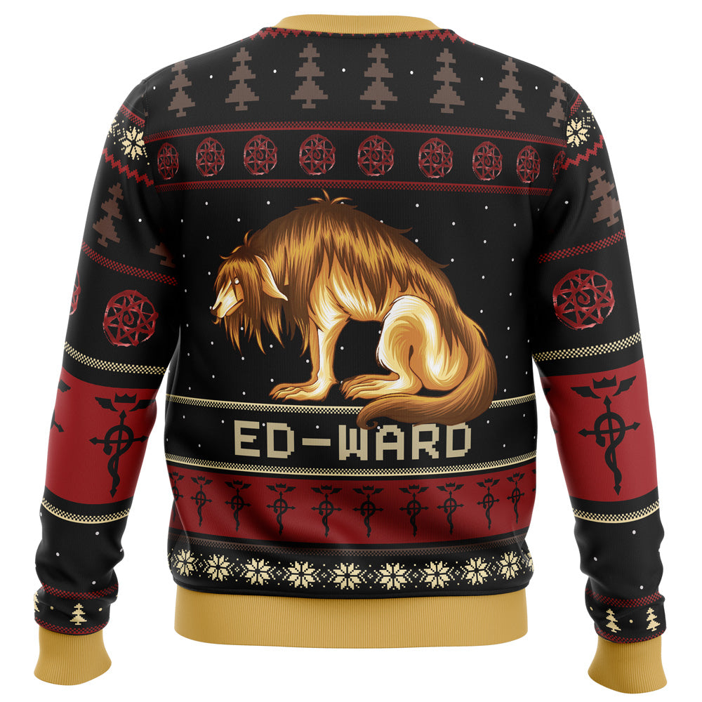 Fullmetal Alchemist Chimera Nina Tucker Ed-ward Ugly Christmas Sweater - 5XL