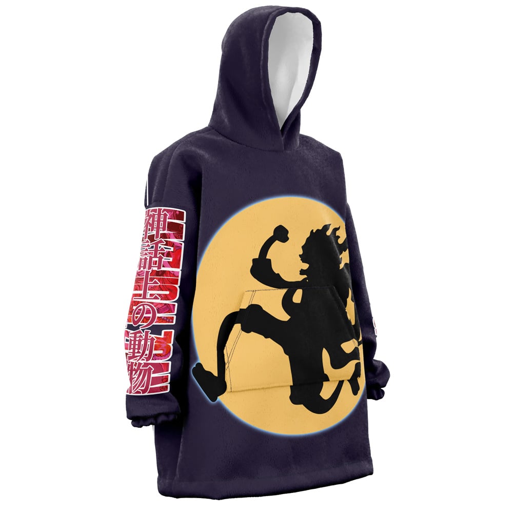 Gear 5th Luffy One Piece Streetwear Oversized Hoodie - XL