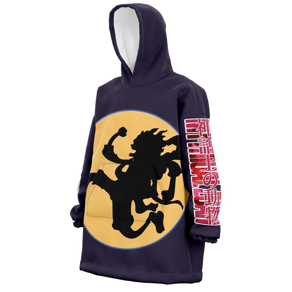 Gear 5th Luffy One Piece Streetwear Oversized Hoodie - L