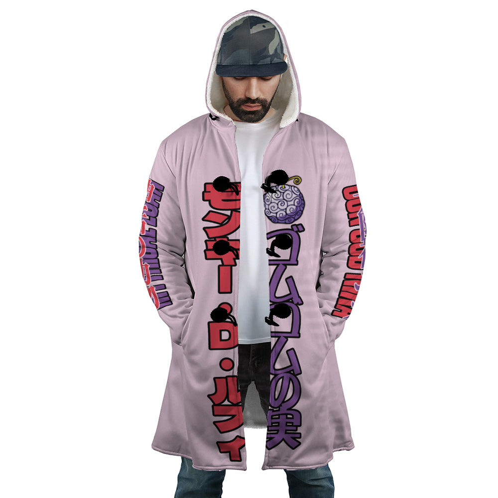 Gear 5th Luffy V2 One Piece Streetwear Hooded Cloak Coats - XL