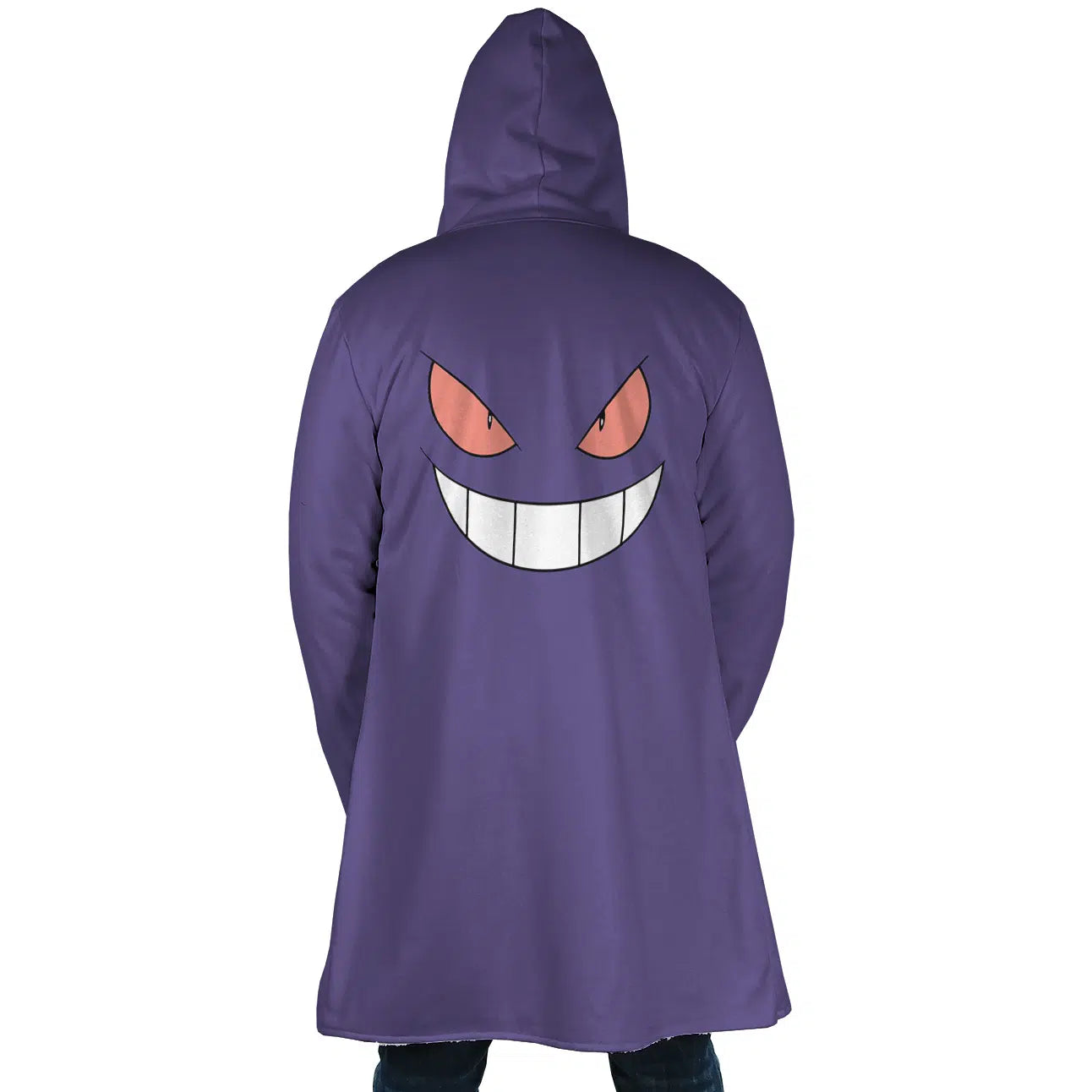 Gengar Pokemon Hooded Cloak Coats - 2XL