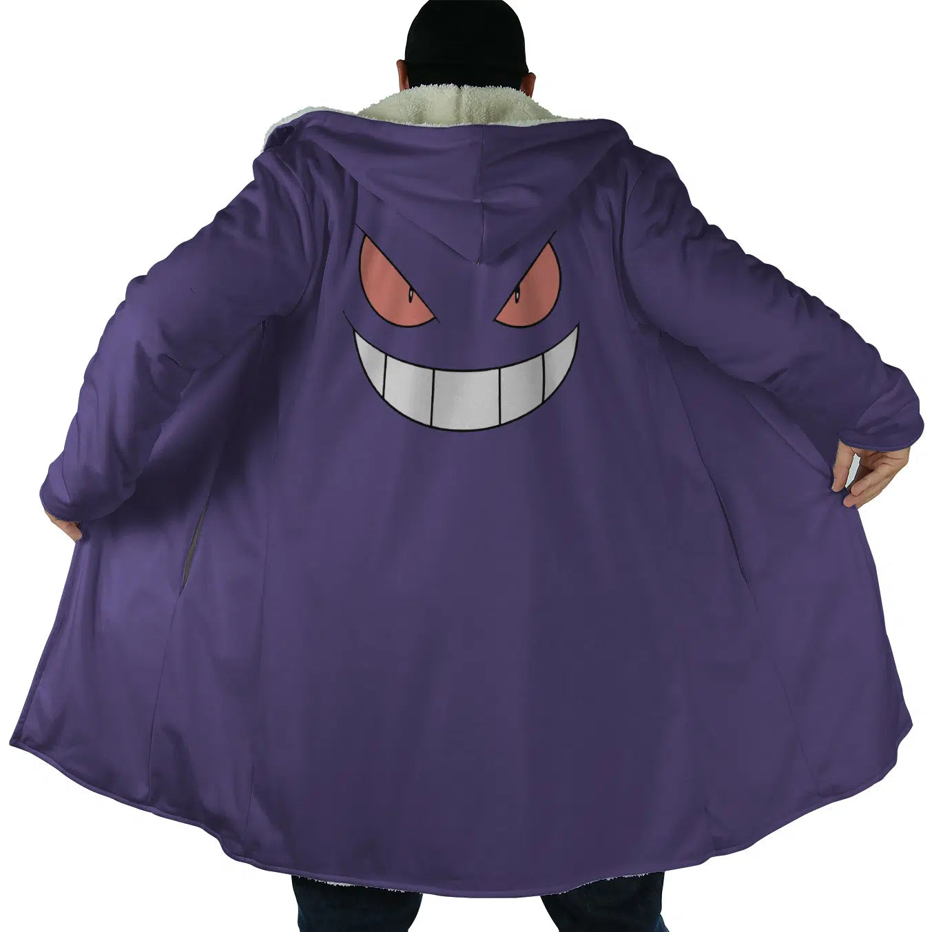 Gengar Pokemon Hooded Cloak Coats - L