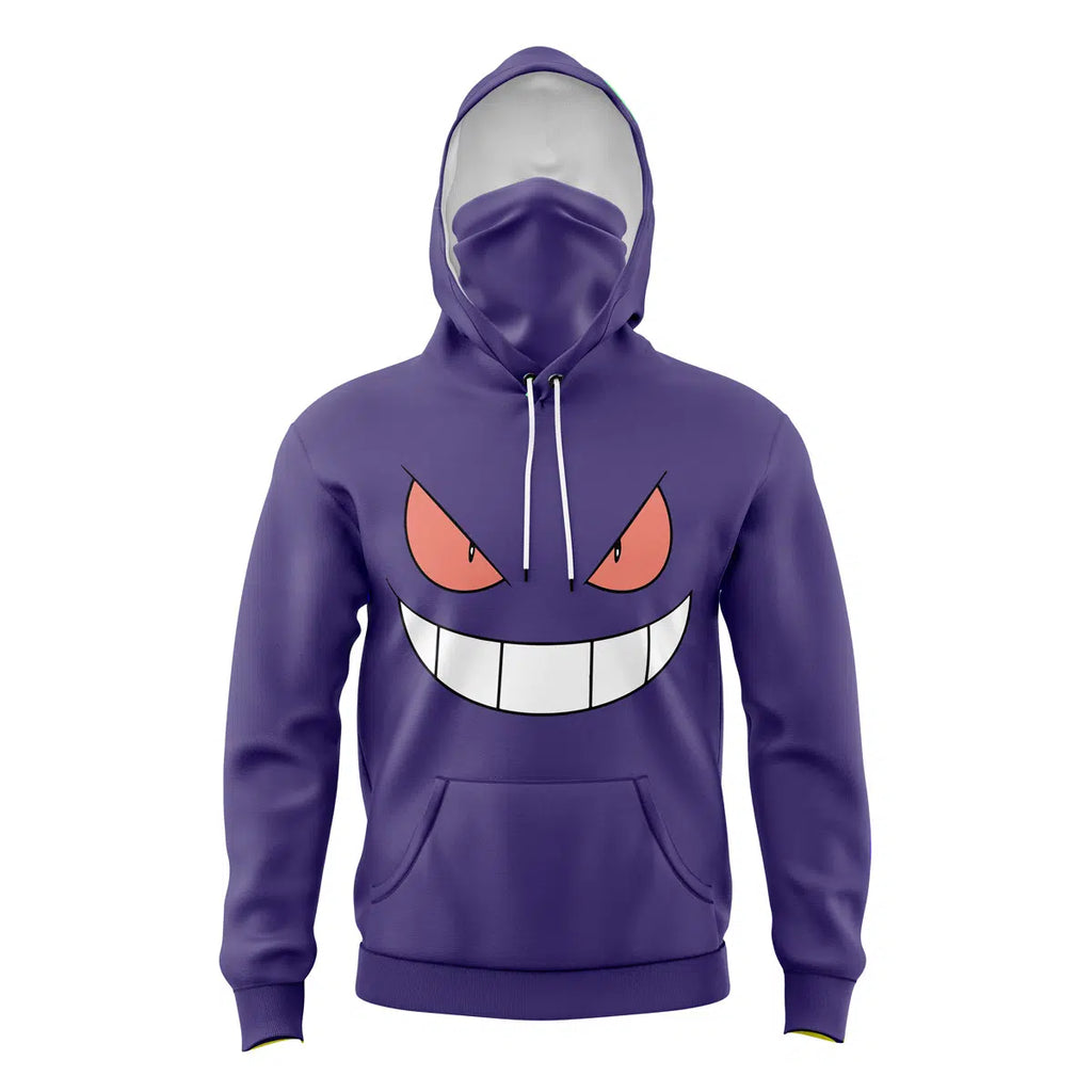 Pokemon Hoodie Gengar Masked - 6XL