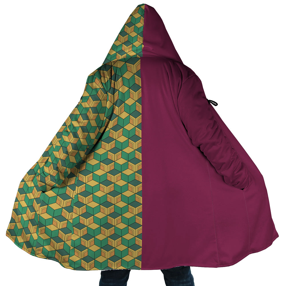 Giyu Tomioka Water Hashira Demon Slayer Hooded Cloak Coat - Most Helpful