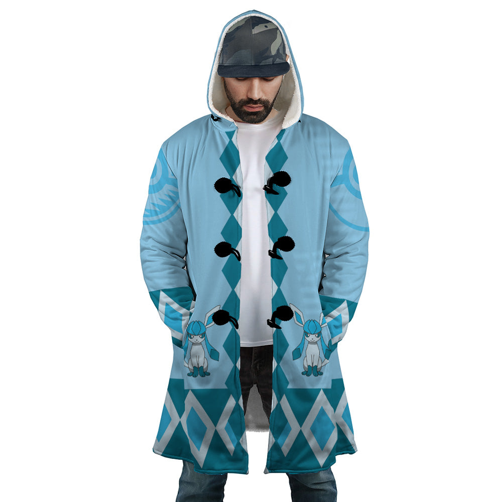 Pokemon Glaceon Hooded Cloak Coat - S