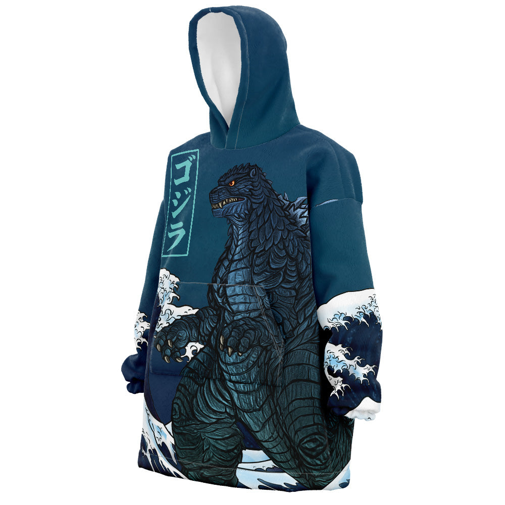 Hoodie Godzilla Oversized Blanket - M