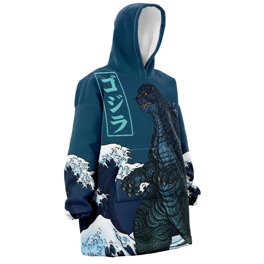 Hoodie Godzilla Oversized Blanket - L