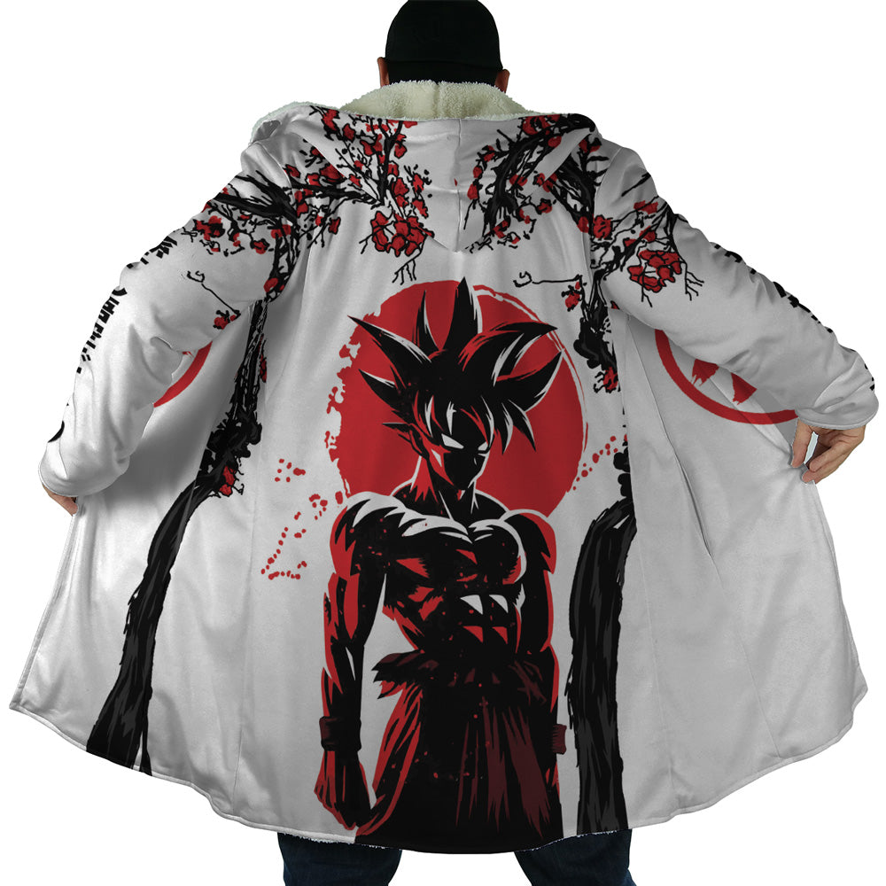 Goku Red Instinct Dragon Ball Z Hooded Cloak Coat - 2XL