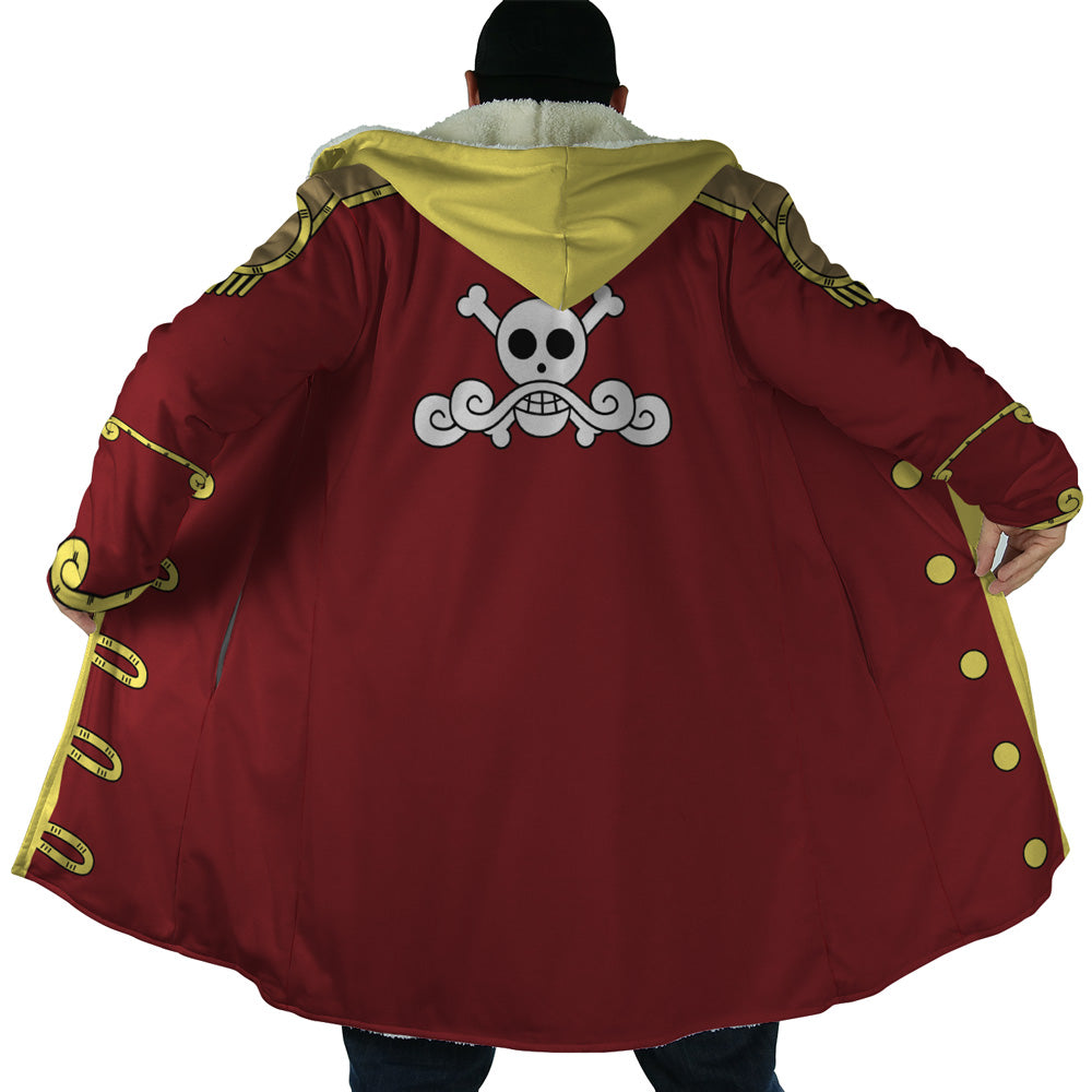 Gol D. Roger One Piece Hooded Cloak Coat - 2XL