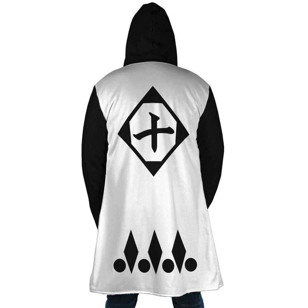 Gotei 13 10th Division Captain Isshin Kurosaki Bleach Hooded Cloak Coats - XL