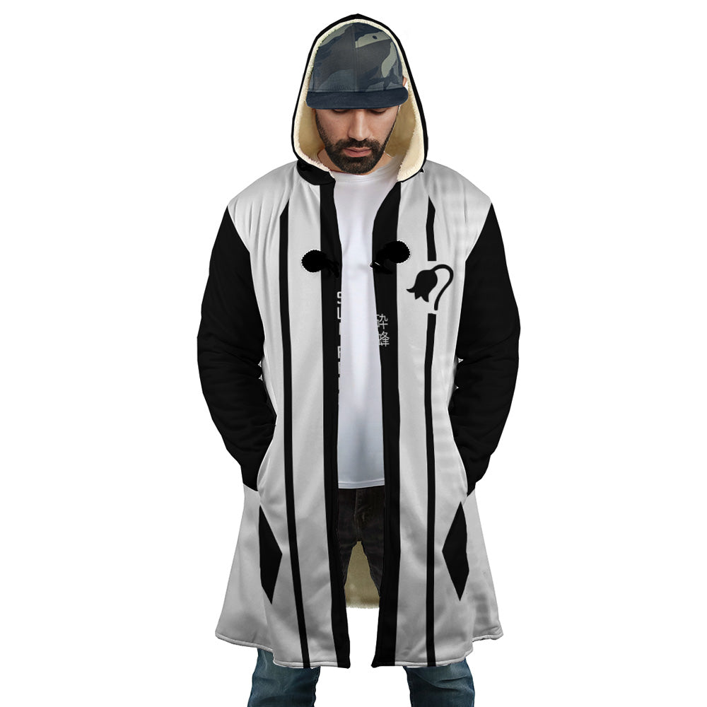 Gotei 13 2nd Division Captain Sui Feng Bleach Hooded Cloak Coat - S