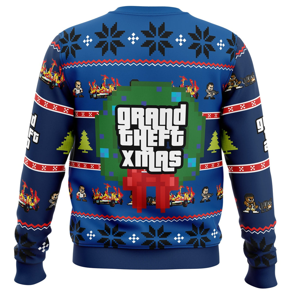 Grand Theft Xmas GTA Ugly Christmas Sweater - 6XL