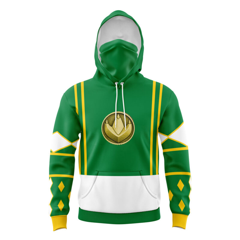 Hoodie Green Ranger v2 Power Rangers Ninjetti Masked - L