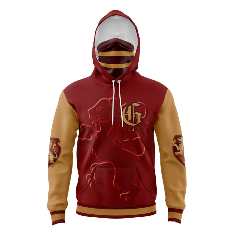 Hoodie Gryffindor Hogwarts Legacy Masked - L